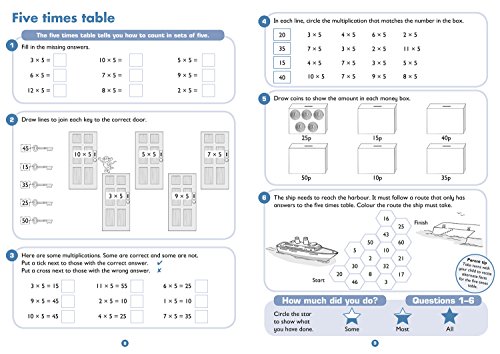 TIMES TABLES 5-7 WB (Collins Easy Learning KS1)