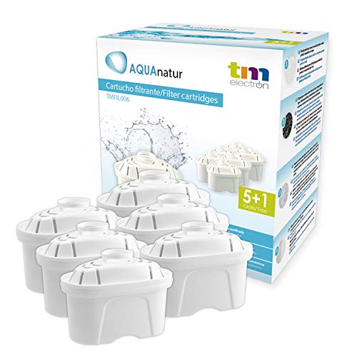 TM Electron Pack de 6 a 12 Meses de Filtros de Agua, Multicolor, 6 Unidades