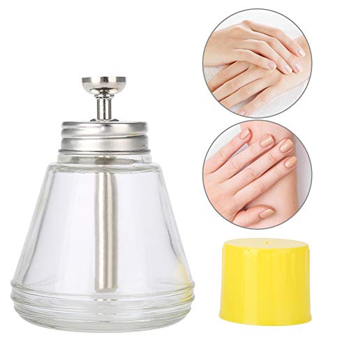 TMISHION Dispensador de Bomba, 150 ml Removedor de Esmalte de uñas Dispensadores de Bomba Botella de plástico vacía Envase cosmético Transparente Dispensador de Arte Vidrio líquido Presión