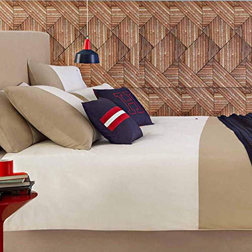 Tommy Hilfiger Camel Ortail - Juego de cama (135 x 200 cm)