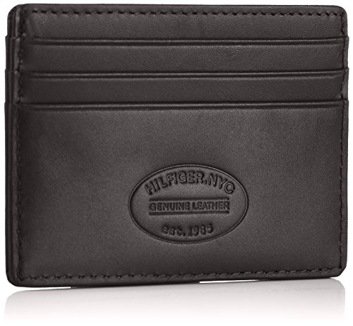 Tommy Hilfiger Eton CC Holder, Tarjetero para Hombre, Black 990, 10x7x1 cm (B x H x T)