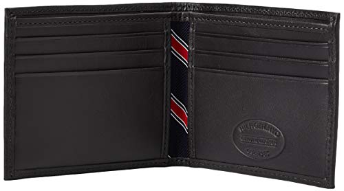 Tommy Hilfiger Eton Mini CC Wallet, Cartera para Hombre, Black, única