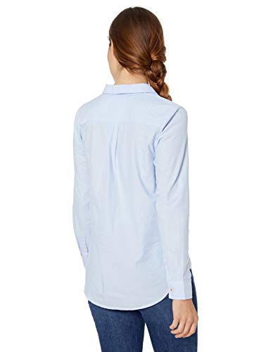 Tommy Hilfiger Original Light Oxford Blusa, Azul (Serenity 400), Large para Mujer