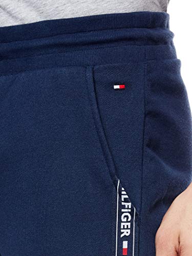 Tommy Hilfiger Repeat Logo Tape Joggers Pantalones Deportivos, Azul (Navy Blazer), Medium para Hombre