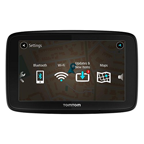 TomTom VIA 53, GPS Navegación con pantalla táctil de 5 pulgadas, mapa de 48 países, planifica rutas inteligentes que te ayudan a escapar del tráfico en tiempo real, color negro