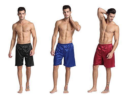 Tony & CANDICE Satin tipo bóxer para hombre pantalones cortos de hombres Combo Pack – Ropa interior, (3 unidades) -  -