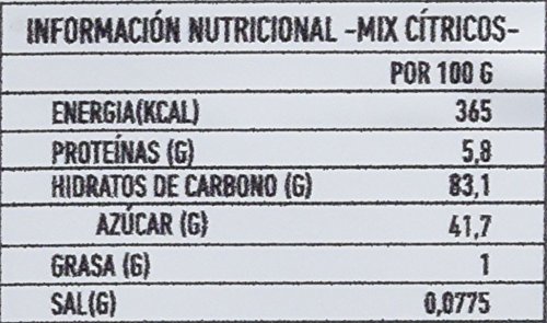 Toque Tarro Mix de cítricos premium deshidratados: sanguina, lima, bergamota, pomelo - 110 g