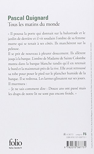 Tous les matins du monde (Folio)