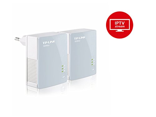 TP-LINK TL-PA411KIT - Nano Extensor de Red por línea eléctrica (AV500 Mbps, sin configuración), Blanco