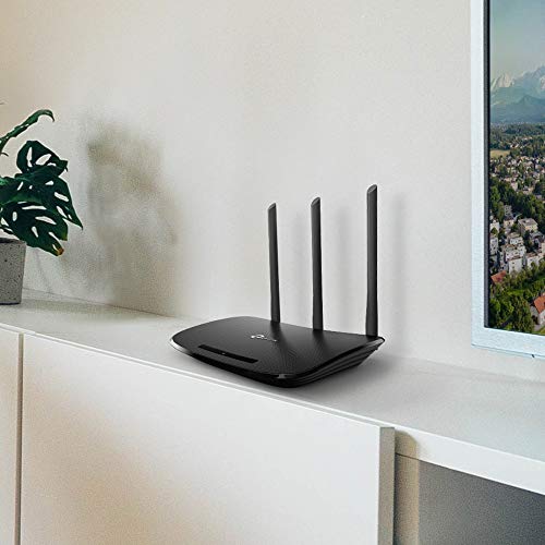 TP-Link TL-WR940N Router Inalámbrico Repetidor de WIFI Punto de Acceso N450 Mbps, Alta Sensibilidad, WPS, 4 LAN, 1 WAN, Tecnología 3 x 3 MIMO