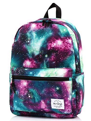 TRENDYMAX Mochila Escolar Galaxia, 20 litros, Verde