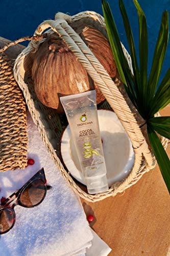 Tropicana Oil Kokosnuss & Aloe Vera Hautgel 100 ml š tranquilizante piel Gel con agua de coco ✔ Fettet Nicht š Air Soft After Sun Lotion Coconut Vegan 100% Naturkosmetik ✔ cara y cuerpo