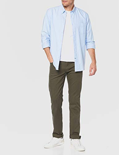 Trussardi Jeans 380 Icon Heavy Gabardine Stret Vaqueros Straight, Verde (Dark Olive G705), 42 (Talla del Fabricante: 30) para Hombre