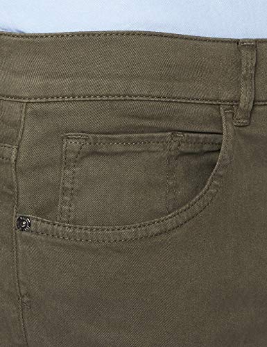 Trussardi Jeans 380 Icon Heavy Gabardine Stret Vaqueros Straight, Verde (Dark Olive G705), 42 (Talla del Fabricante: 30) para Hombre