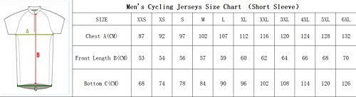 Uglyfrog Bike Wear Hombres Maillots de Bicicleta Conjunto de Ropa de Ciclo Jersey de Manga Corta + Pantalones Cortos Acolchados Cómodo Respirable Secado rápido