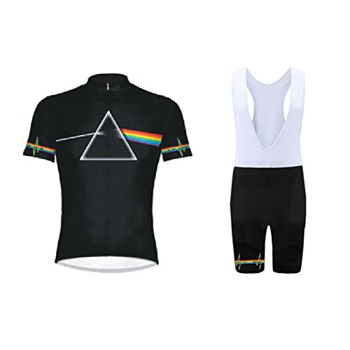 Uglyfrog Bike Wear Hombres Maillots de Bicicleta Conjunto de Ropa de Ciclo Jersey de Manga Corta + Pantalones Cortos Acolchados Cómodo Respirable Secado rápido