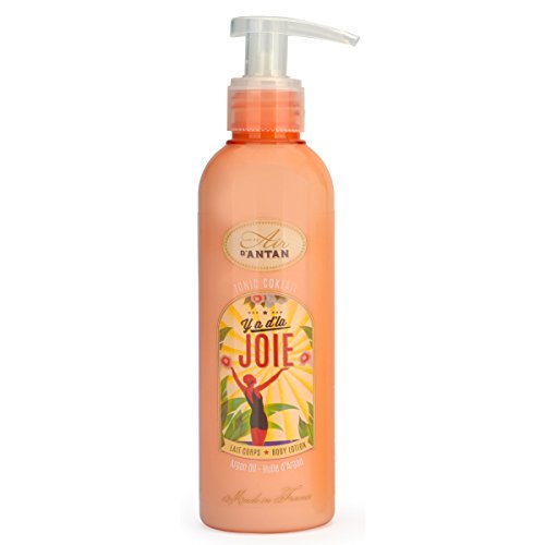 Un Air d’Antan Crema Corporal Francesa Joie con Manteca de Karite y Aceite de Argan, Perfume Lirio de los Valles, Azahar y Rosa – Formula Reafirmante – Para Mujer - Idea Regalo - Bomba 200ml