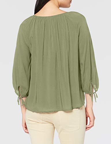 United Colors of Benetton Blusa Camisa, Verde (Oil Green 26k), X-Large para Mujer