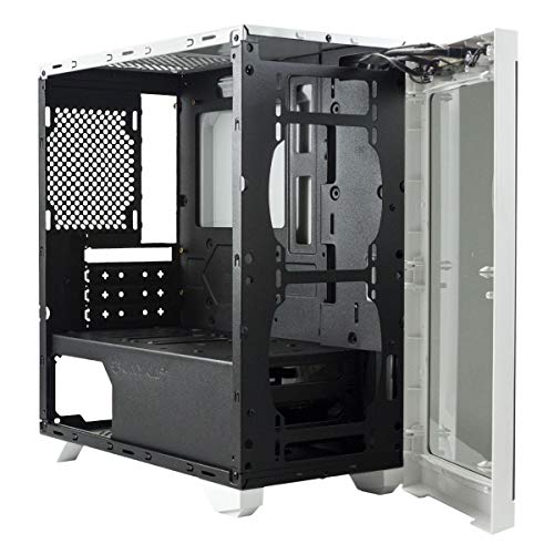 Unykach Armor C21 Torre Blanco Carcasa de Ordenador - Caja de Ordenador (Torre, PC, SPCC, Micro-ATX, Blanco, 0,5 mm)