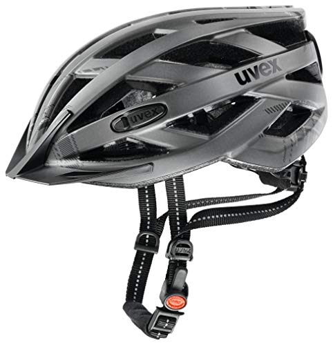 Uvex City i-Vo Casco de Ciclismo, Hombre, (Multicolor) Plata Oscuro/Burberry, 52-57 cm