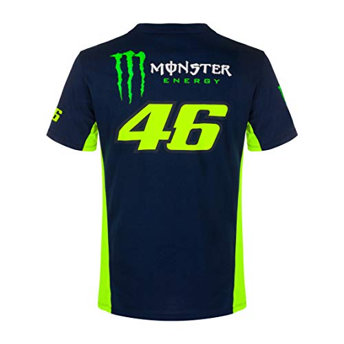 Valentino Rossi - Colección Monster Dual - Camiseta para Hombre, Hombre, Camiseta, TSHIRTCMDMB, Turquesa, X-Large