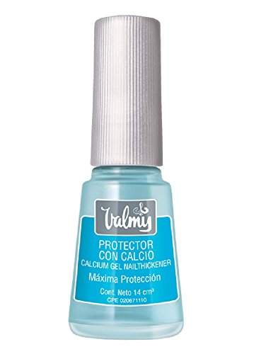 Valmy Gel Protector con Calcio – Base Endurecedora para Uñas Quebradizas con Keratina y Vitaminas, 14 ml