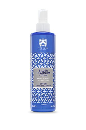 Válquer Profesional Loción Silver Platinum. Sin sulfatos, sin sal, sin parabenos. Matizador cabello. Cabellos teñidos rubios o plata - 300 ml