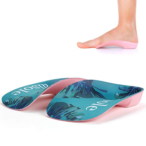 VALSOLE 3/4 Orthotics Shoe Insoles High Arch Supports and Deep Heel Cup Shoe Inserts, Relief Plantar Fasciitis, Flat Feet, Over-Pronation, Heel Spurs & Foot Pain (Men6.5-8.5/Women7.5-9.5)