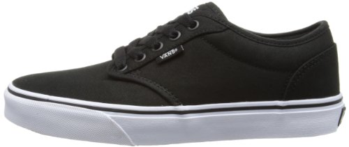 Vans Atwood, Zapatillas para Hombre, Negro (Black/White Canvas 187), 44.5 EU