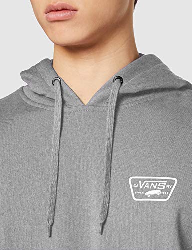 Vans Full Patched Po II Capucha, Gris (Cement Heather F), Large para Hombre