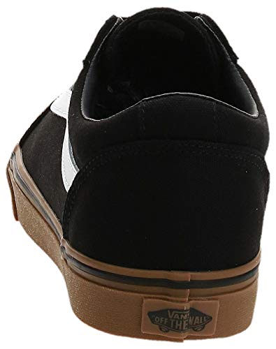 Vans Ward Canvas, Zapatillas para Hombre Negro (Canvas/Black/Gum 7Hi) 45 EU