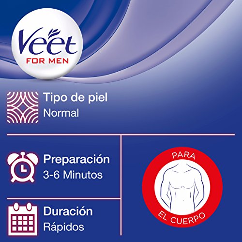 Veet for Men Crema Depilatoria de Ducha para hombre- Piel Normal - 150ml