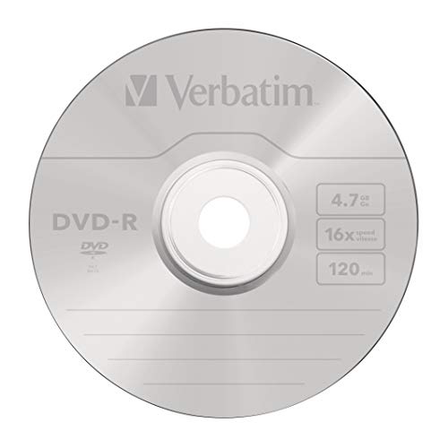 Verbatim 43549 - Pack de DVD-R vírgenes (100 Unidades, 4.7 GB, 16 x)