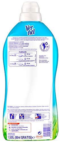 Vernel Suavizante Concentrado Cielo Azul Lavadora Ropa 76 Dosis (1.748 L)