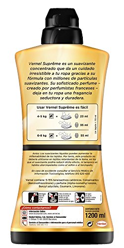 Vernel Supreme Suavizante Concentrado Glamour - 1200 ml