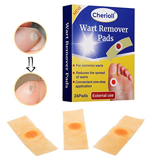 Verrugas, Wart Remover, Tratamiento Anti Verrugas Tratamiento para Quitar Verrugas Comunes y Plantares 24pc