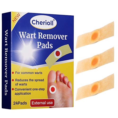 Verrugas, Wart Remover, Tratamiento Anti Verrugas Tratamiento para Quitar Verrugas Comunes y Plantares 24pc