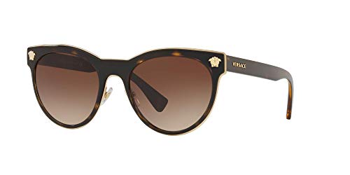 Versace 0VE2198 Gafas de sol, Dark Havana, 54 para Mujer