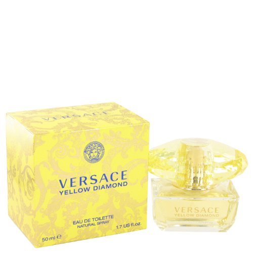 Versace Eau De Toilette Spray for Women, Yellow Diamond, 1.7 Ounce by Versace