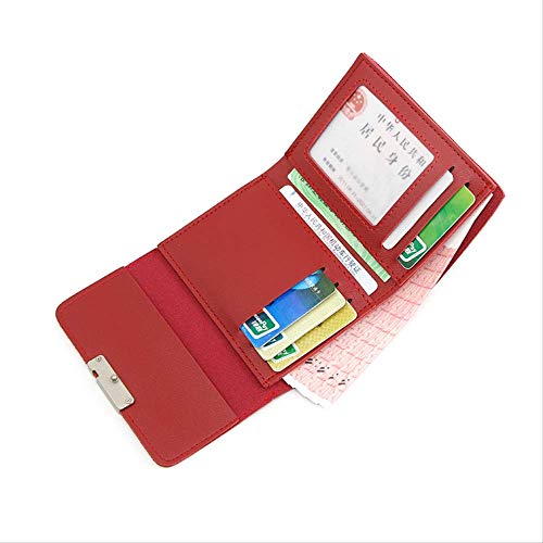 Versión Coreana De Simple Y Linda Billetera para Niñas Billetera Corta para Damas Protección RFID Tarjetero para Mujeres con Múltiples Tarjetas Monedero Femenino Lindo