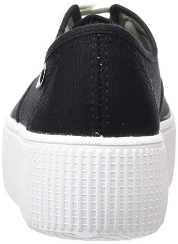 Victoria 1915 Doble Lona, Zapatillas para Mujer, Negro (Negro 10), 41 EU