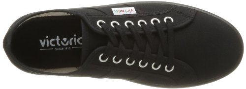 Victoria Basket Lona Plataf, Zapatillas Bajos de Deporte Unisex, Negro (10 Negro), 37 EU