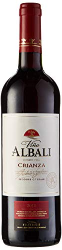 Viña Albali Crianza Tinto D.O. Valdepeñas Vino - Paquete de 6 x 750 ml - Total: 4500 ml