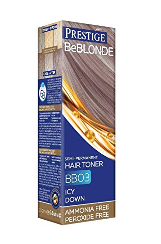 Vips Prestige - BeBlonde Tinte Semi Permanente Color Amanecer Helado BB03, Sin Amoniaco Sin Peroxide