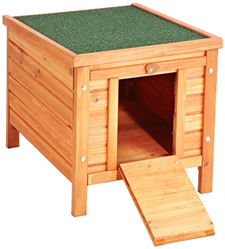 VivaPet Gato/Perro/Conejo/Guinea Pig de Madera Hide casa – 50cm (L) x 42cm (W) x 43cm (H)