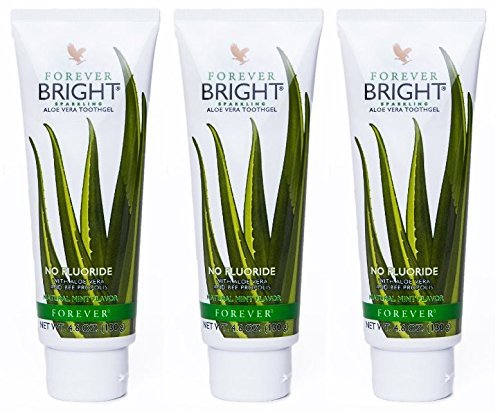 Vivir Para Siempre brillo aloe vera toothgel 3 uds