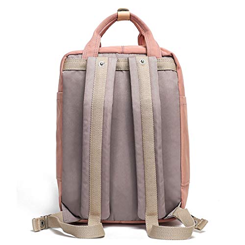 Vobony Mochila Escolar Moda para Chia Chico Adolescente Bolsa de Escuela Gran Capacidad Daypacks Casuales Bolsa de Viaje Mochila portátil para Estudiantes Adultes (Vino Tinto)