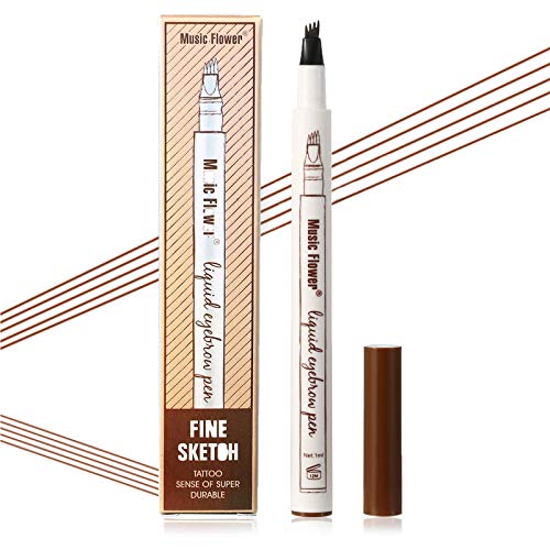 Vtrem Eyebrow Pencil 3D Tattoo Pencil Microblading Long Durable Waterproof Ink Pencil Sketch Sketch Eyebrow Pen Maquillaje Natural - Marrón