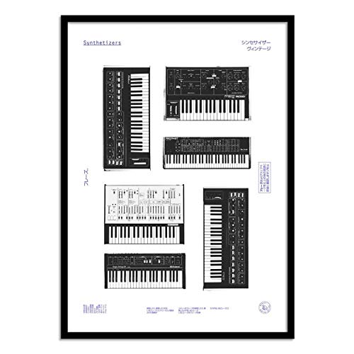 Wall Editions Art-Poster - Synths - Florent Bodart