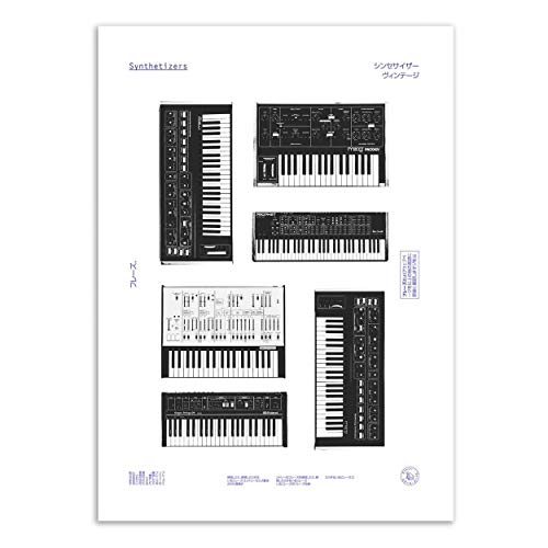 Wall Editions Art-Poster - Synths - Florent Bodart